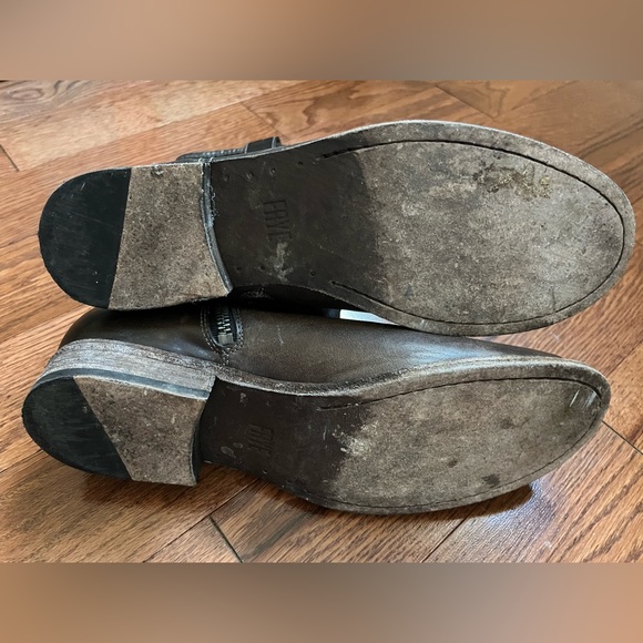 Frye leather ankle western boot - Picture 5 of 8